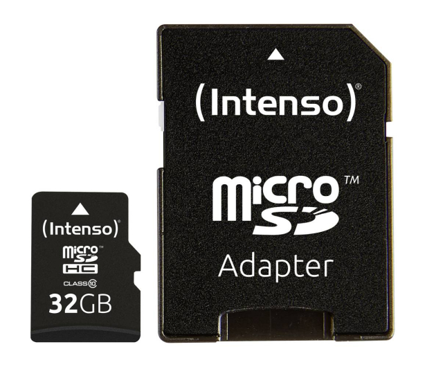 Intenso Outlet microSD 32GB Class10 + adapter SD - 1567152 - zdjęcie
